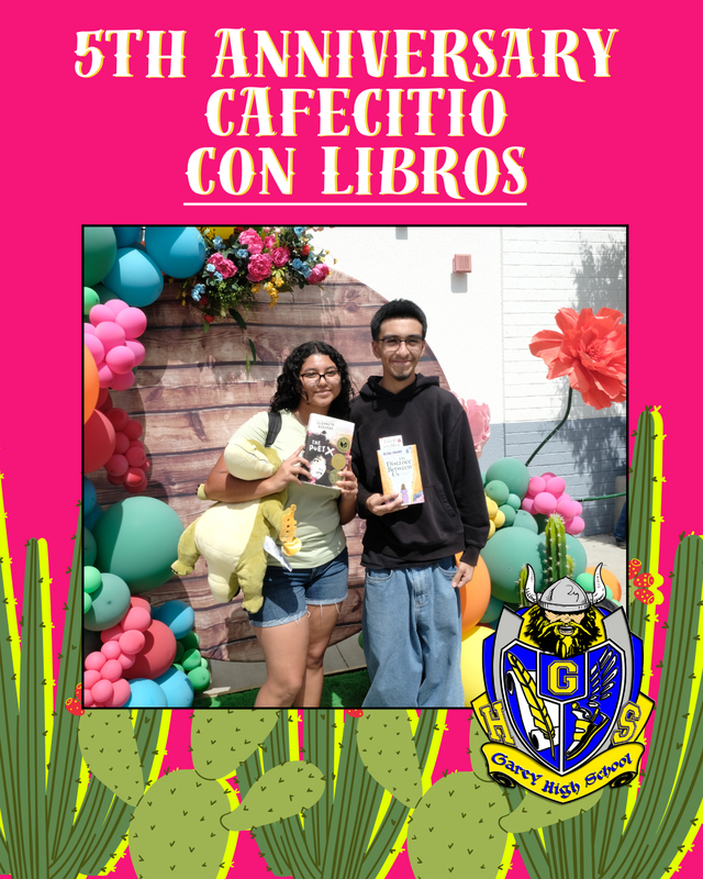 Garey High Kicks Off Cafecito Con Libros! - image for web