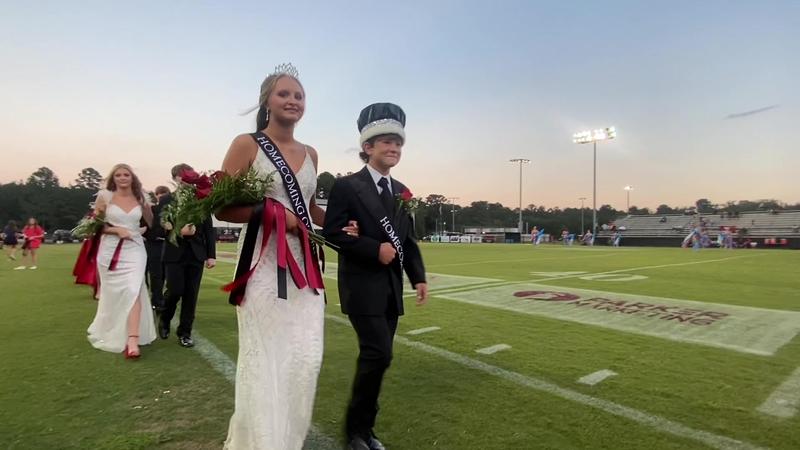 West Lauderdale Middle School Homecoming 2025 King and Queen Walking
