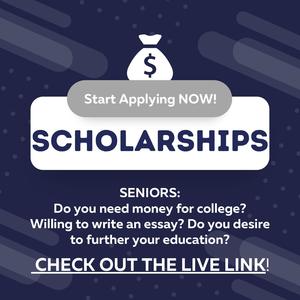 Apply for Scholarships Now!!