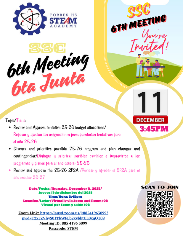 SSC 6th Meeting