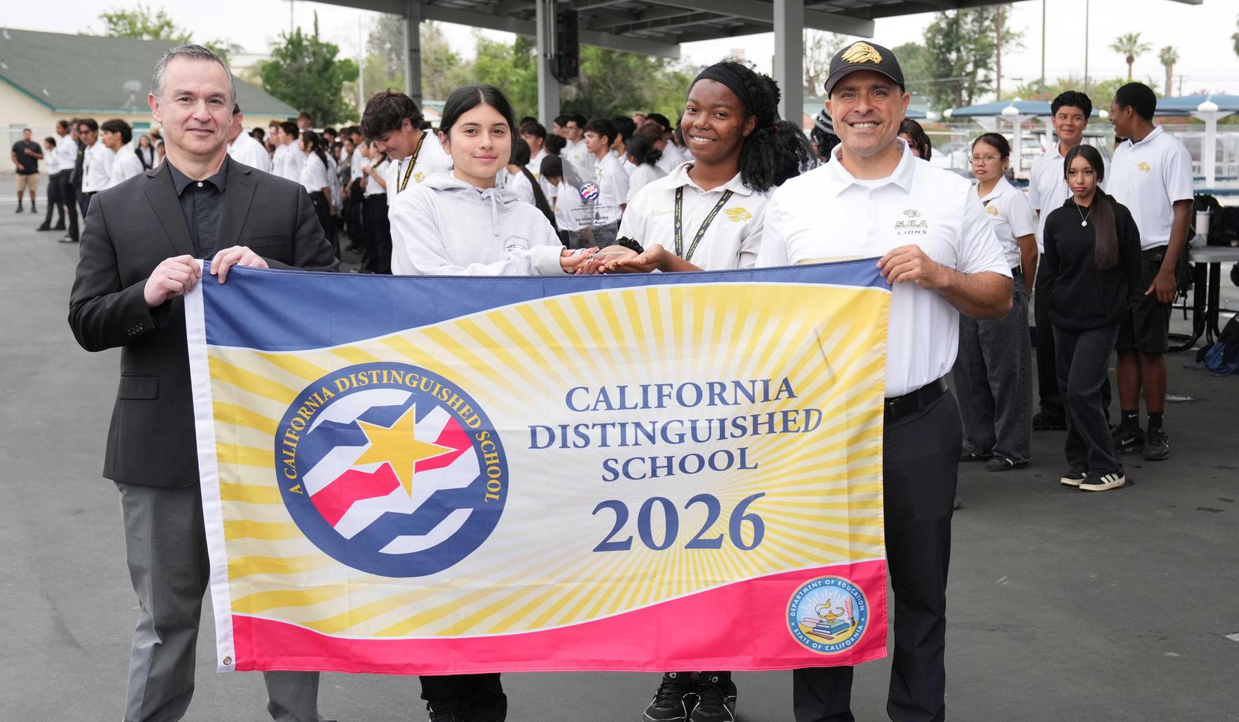 SJLA is a California Distinguished School for 2026