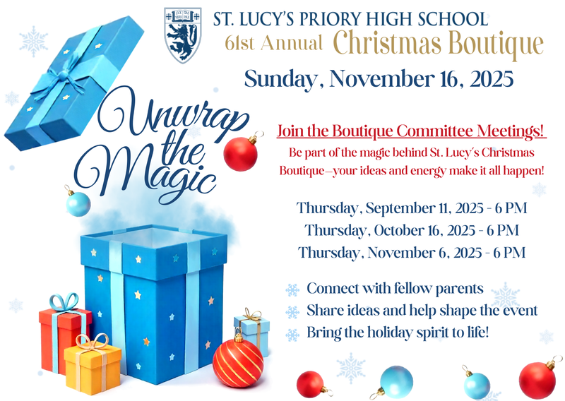 Earn parent hours and join the Boutique Committee!!!