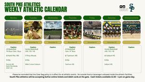 spsd sphs athletics november 17-22 2025