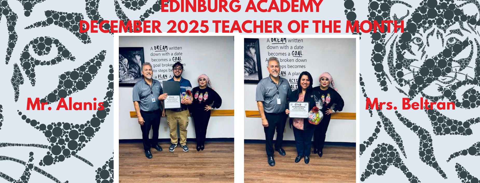 December Teacher of the month 2025