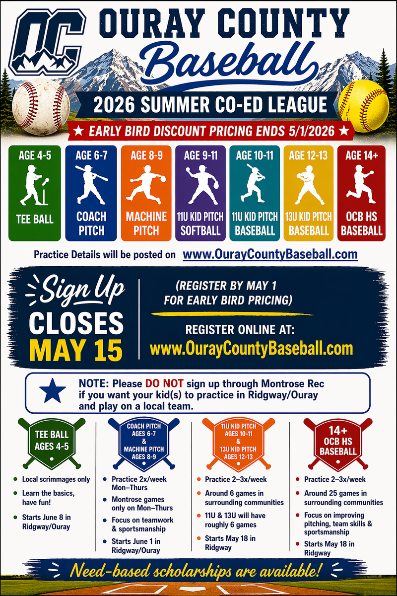 Ouray County Baseball