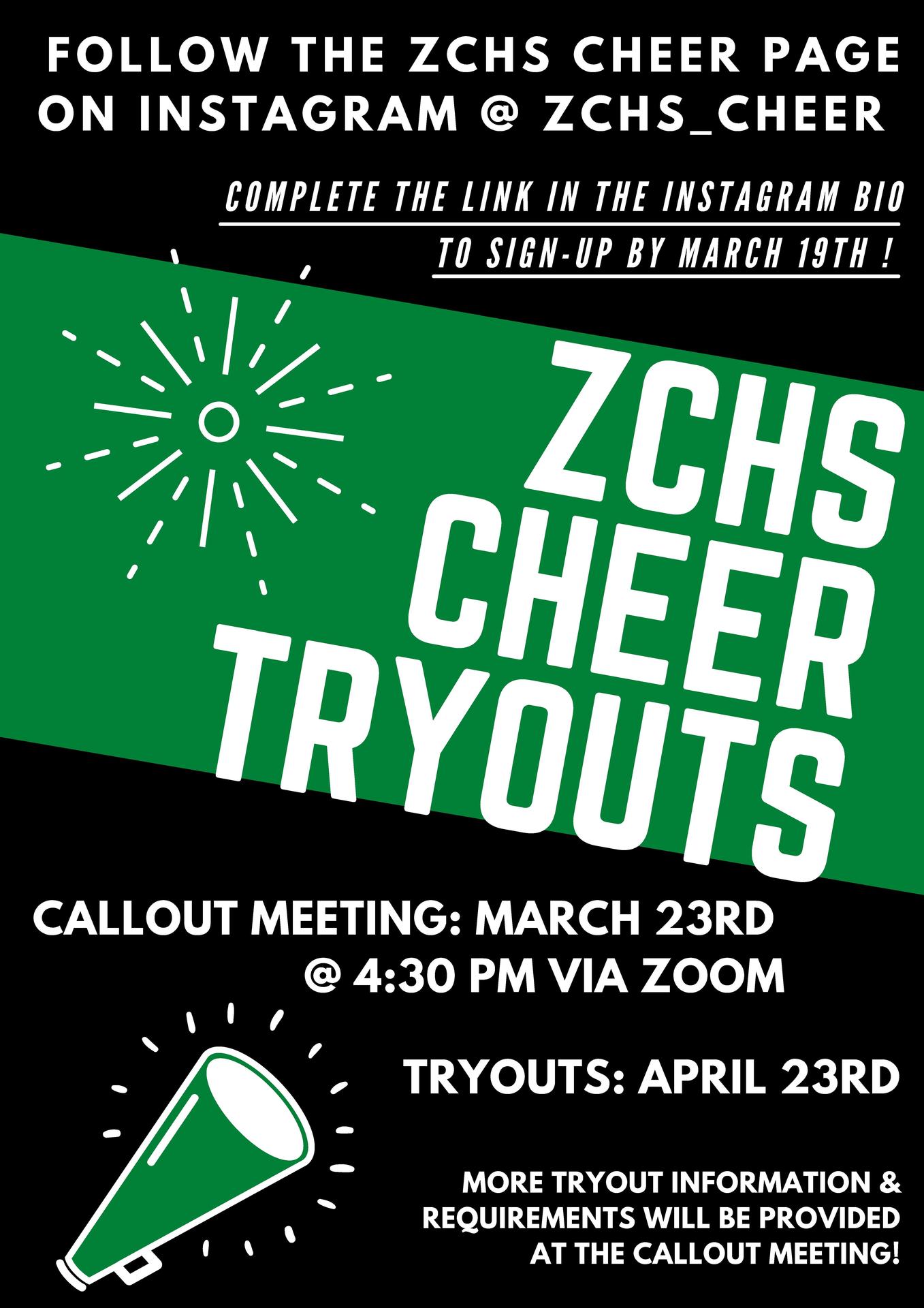 Cheer Tryouts