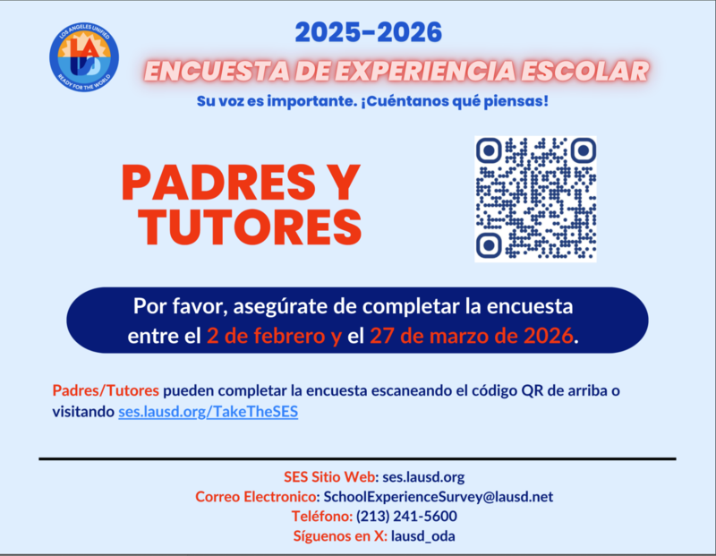 Encuesta de experiencia escolar