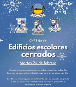 School Closed Spanish