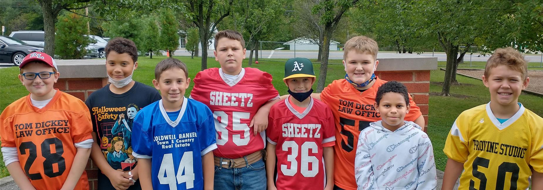 5th Grade Football Players