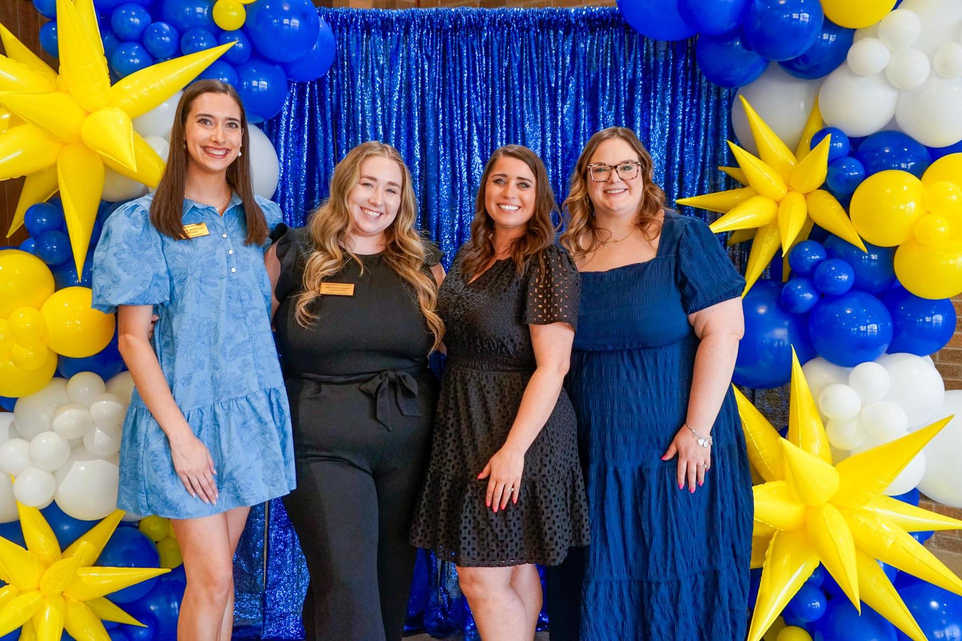 Hannah Morelos, Brittany James, Tiffany Taylor and Erin Garcia
