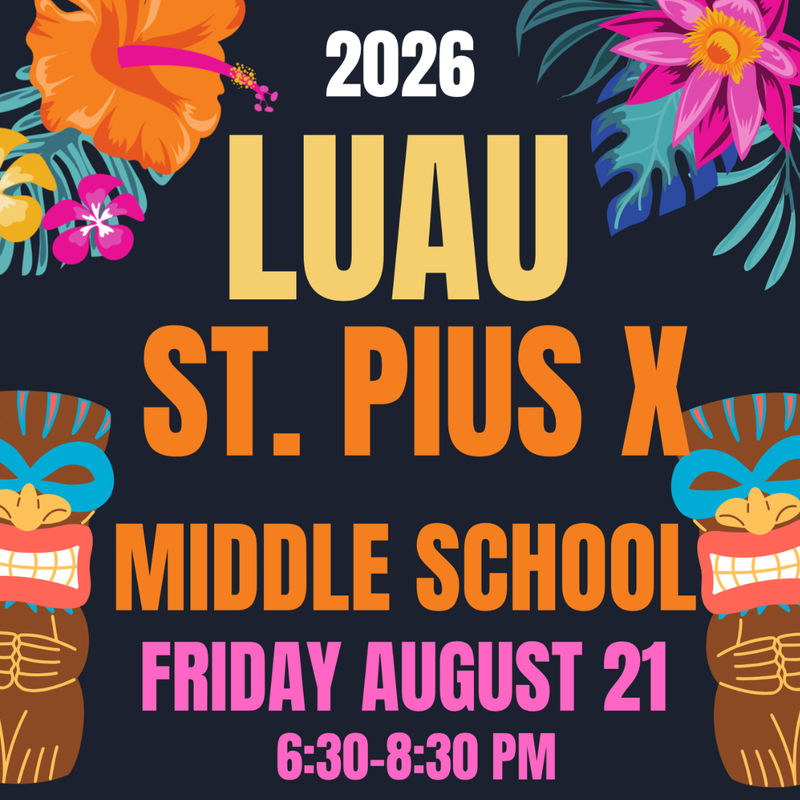 Aloha, Middle School! Join the 2026 SPX Luau!