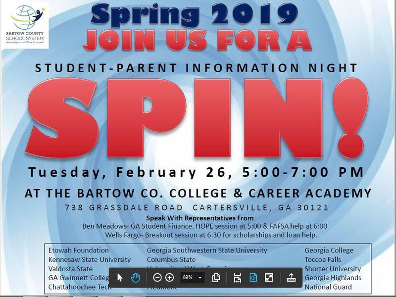 Students/Parents gaining information