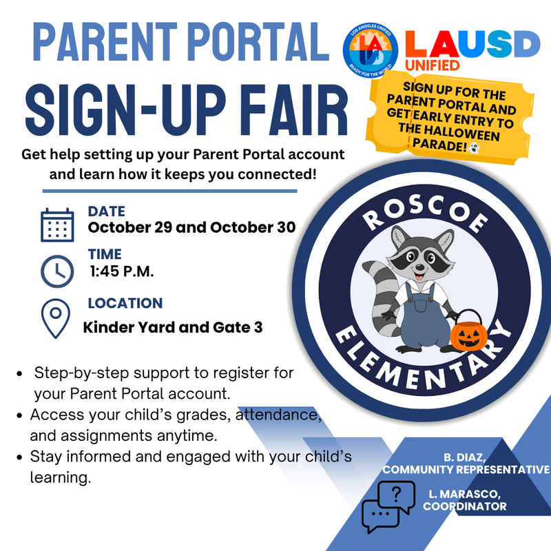 Parent Portal Sign Up Fair