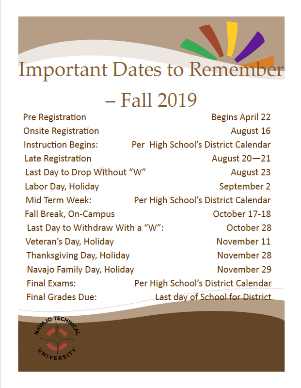 NTU Important Dates Featured Photo