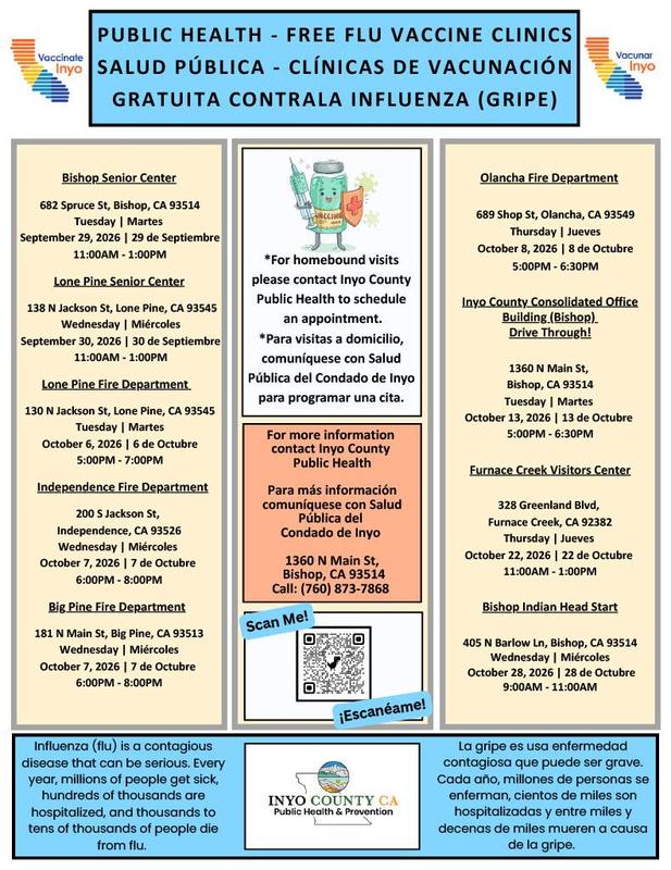 Flu clinic info