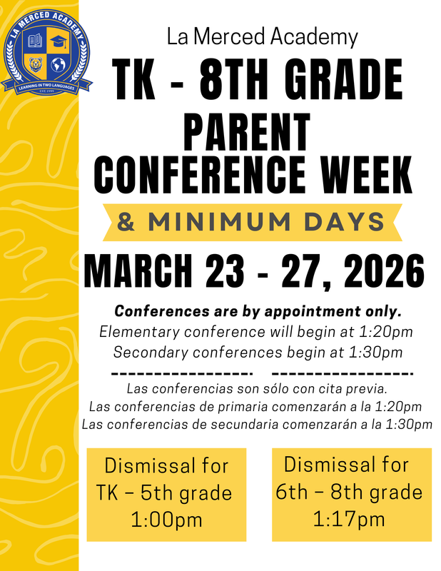 Parent Confernece Week