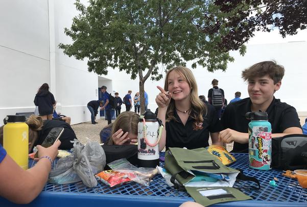 Students at lunch