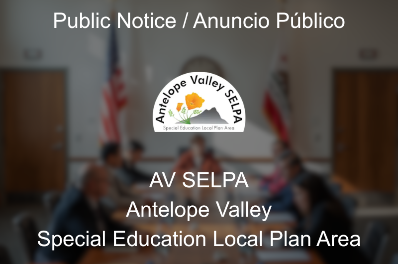 Decorative - SELPA public notice