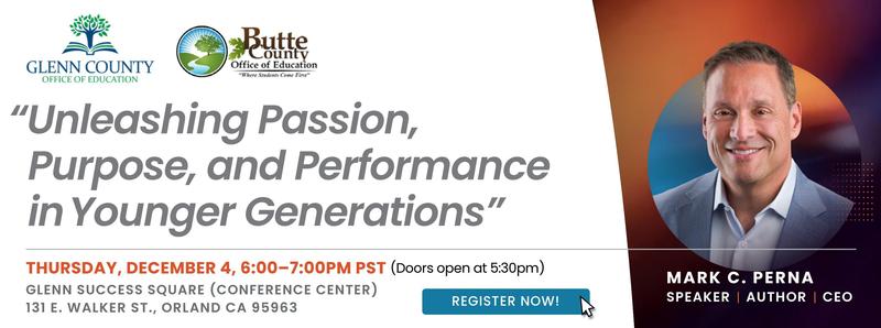 Mike Perna event flyer - December 4th