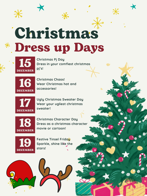 Christmas Dress Up Days