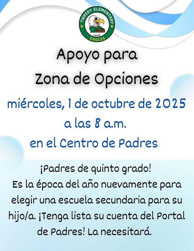 zone of choice parent flyer