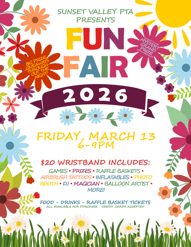 Fun Fair 2026 border of flowers