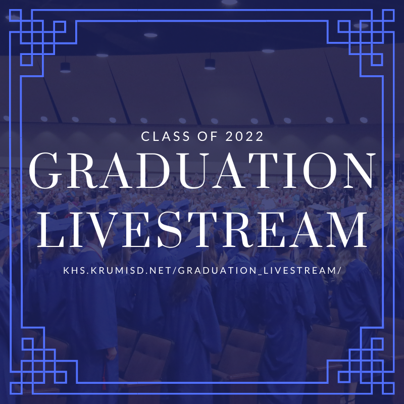 krum high school graduation livestream