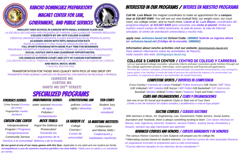 Bilingual Magnet Information