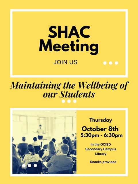 SHAC Meeting