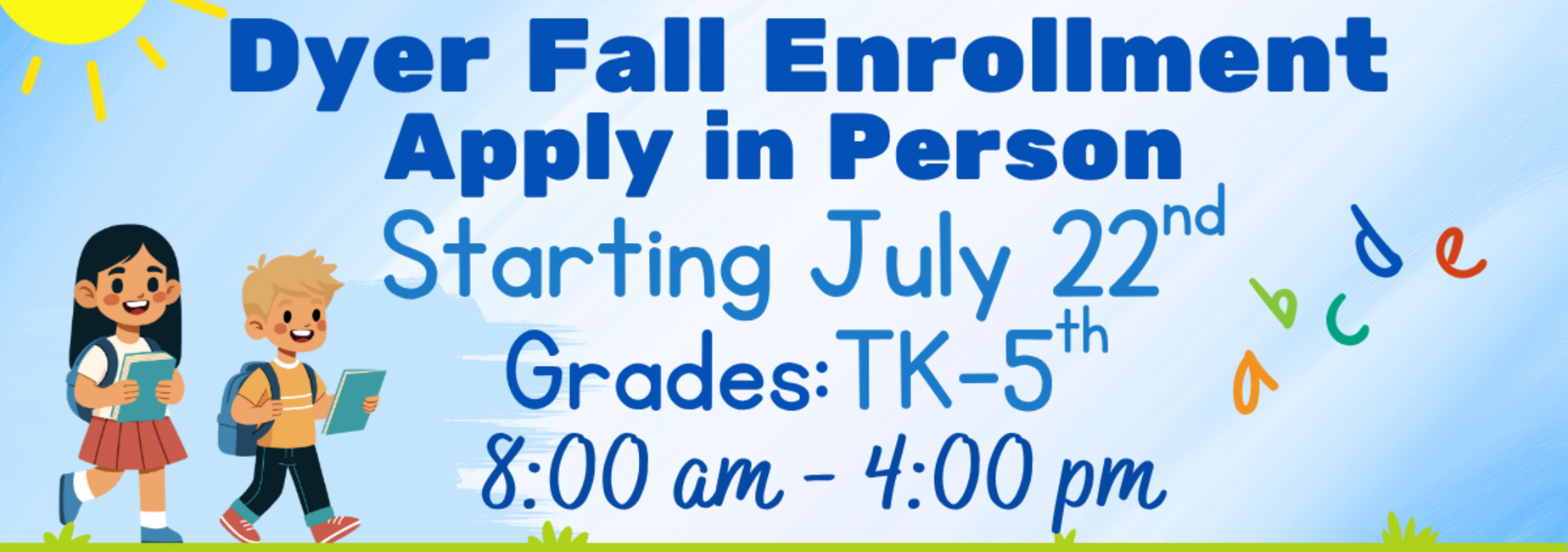 Dyer Fall Enrollment