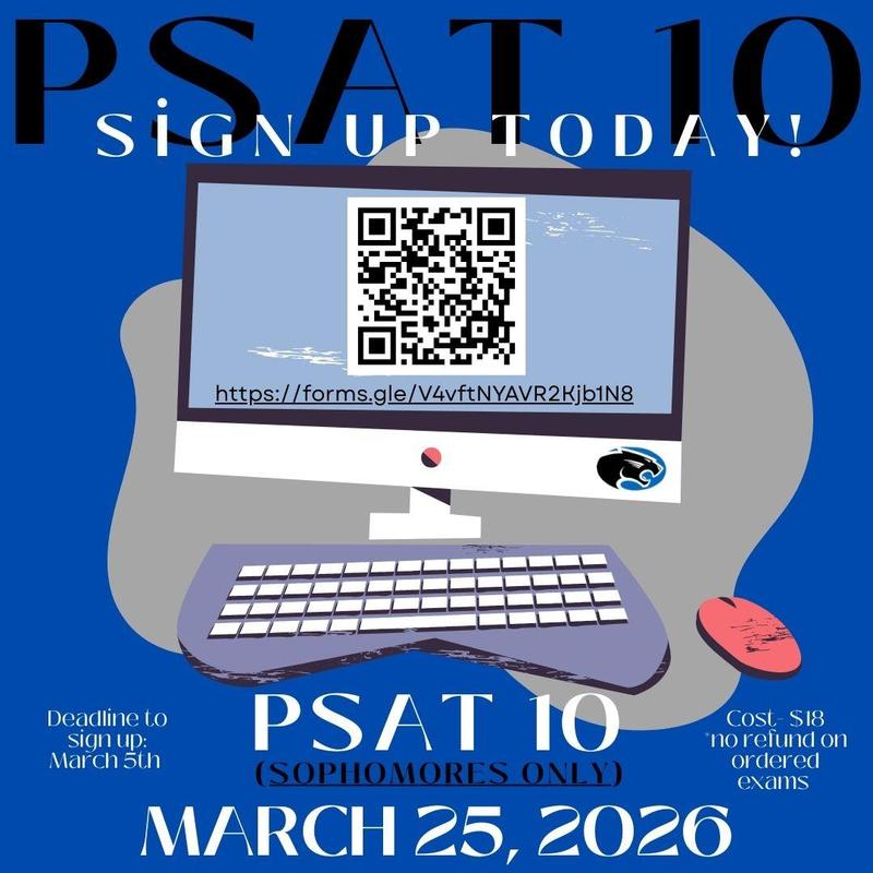 PSAT 10 informational flyer