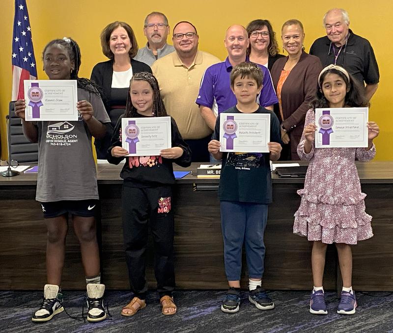 photo - School Board honors students with perfect IREAD scores