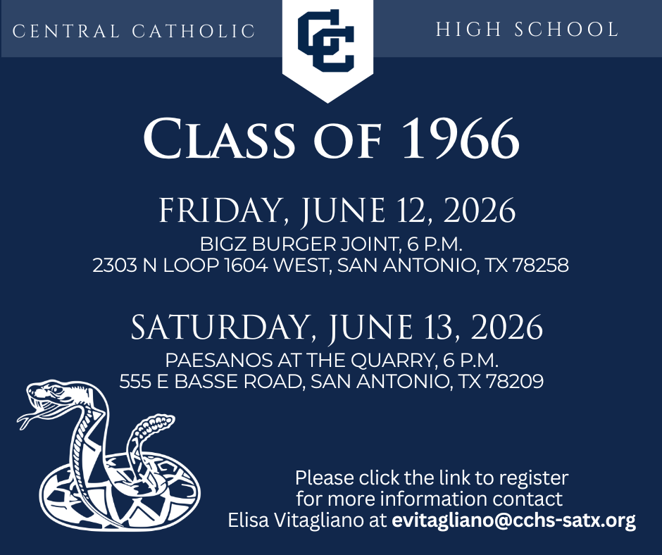Class of 1966 Reunion Flyer