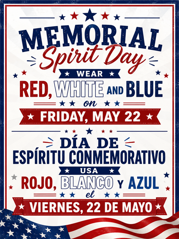 Memorial Day Spirit Day