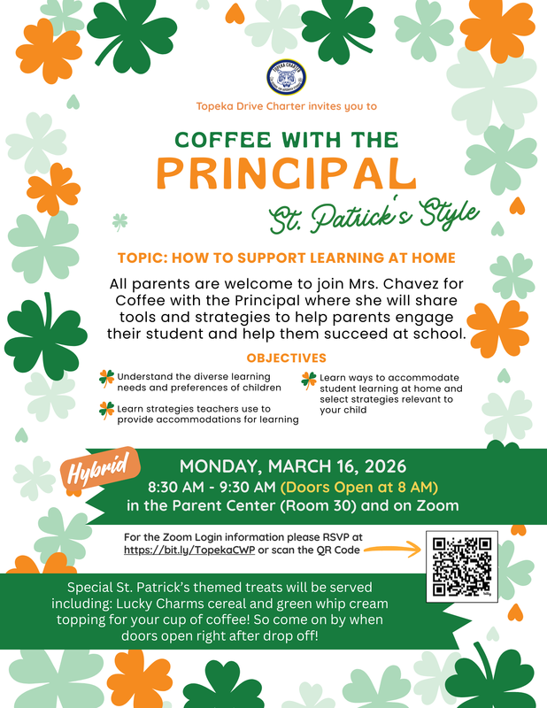 Coffee with the Principal March Flyer
