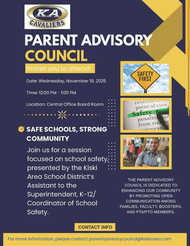 parent advisory council invites you to attend