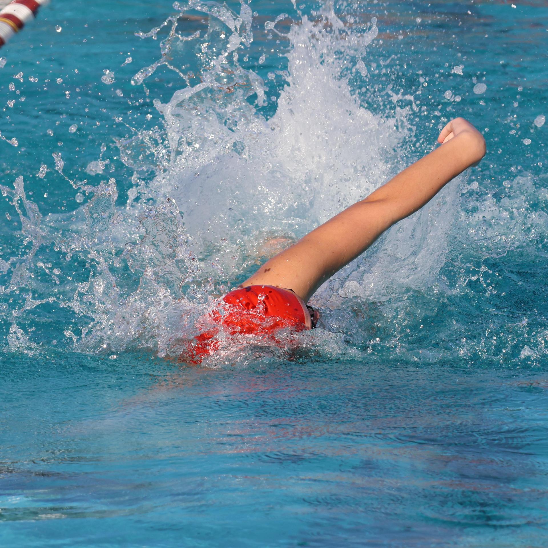 Katie Rodriguez swimming