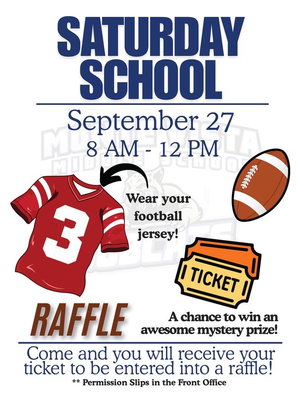 Saturday School Flyer English