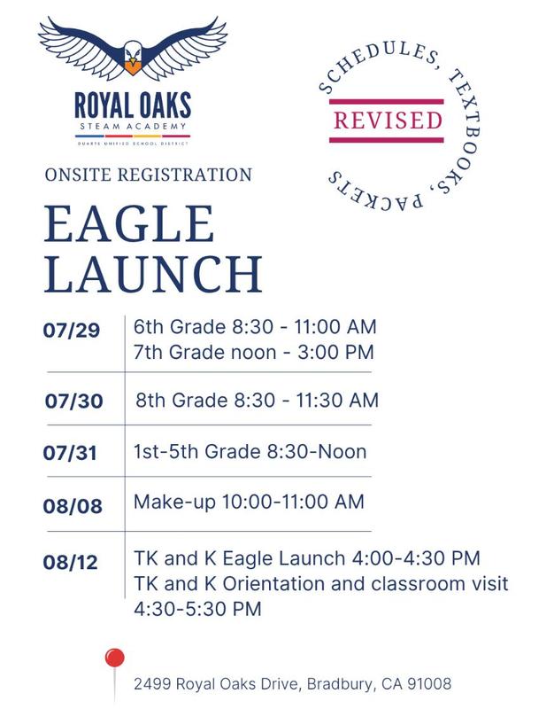 Registration Dates for 2025-2026