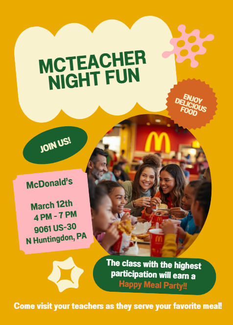 McDonalds Teacher Night
