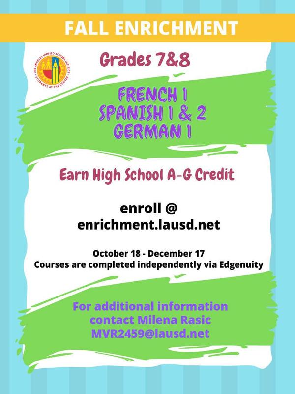 French 1, Spanish 1 & 2, and German 1 Featured Photo