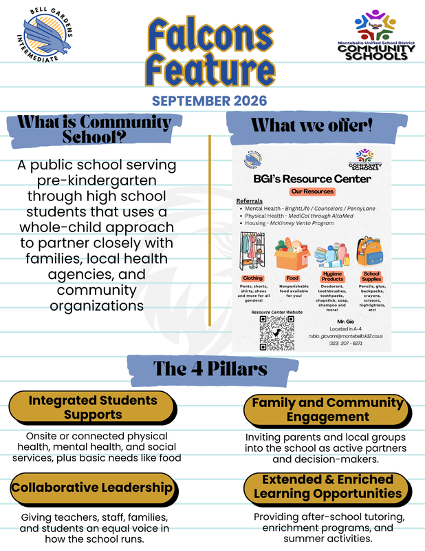 September Falcons Feature