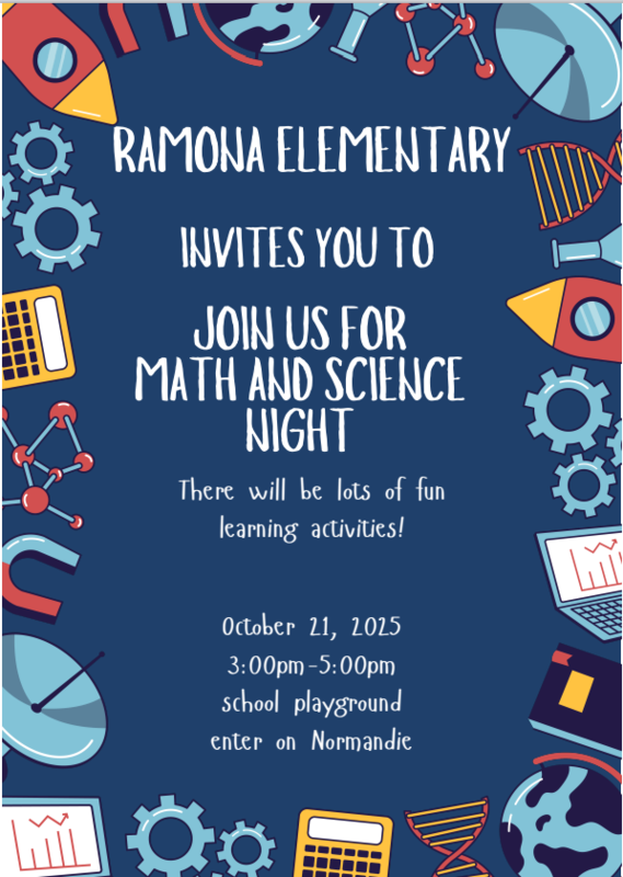 Math & Science Night English