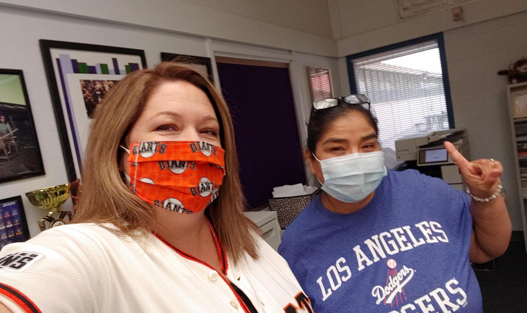 Principal Chelan Shepherd and Lupe Chavez