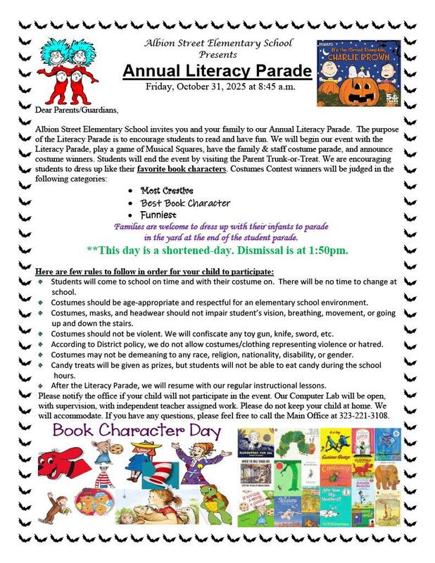 Literacy Parade English