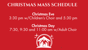 christmas mass schedule