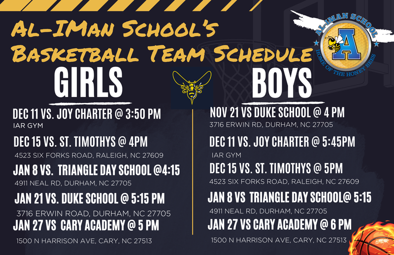 Basketball Team Schedule