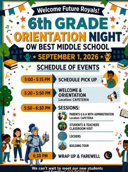 Orientation flyer