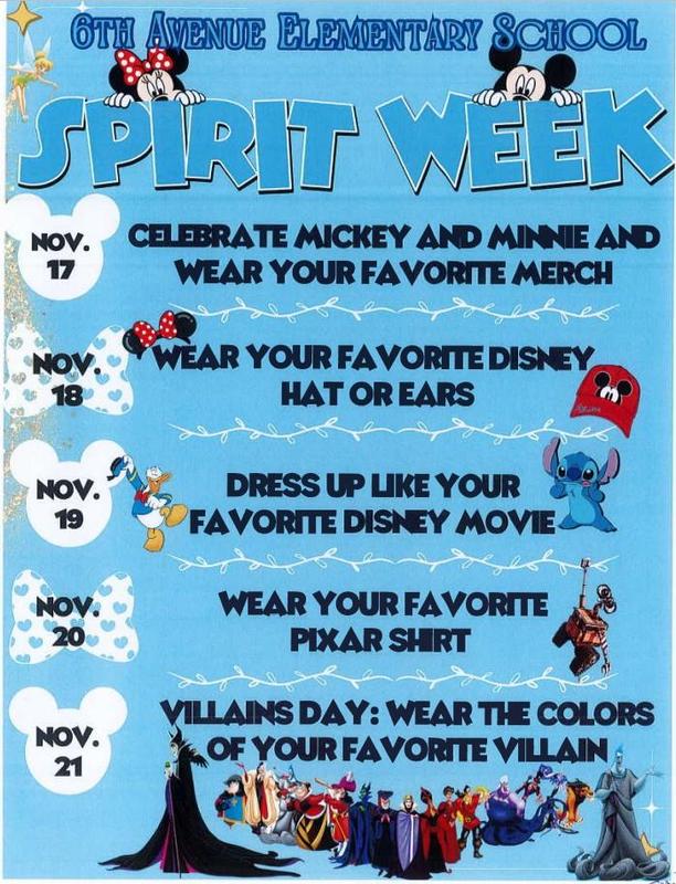spirit week November