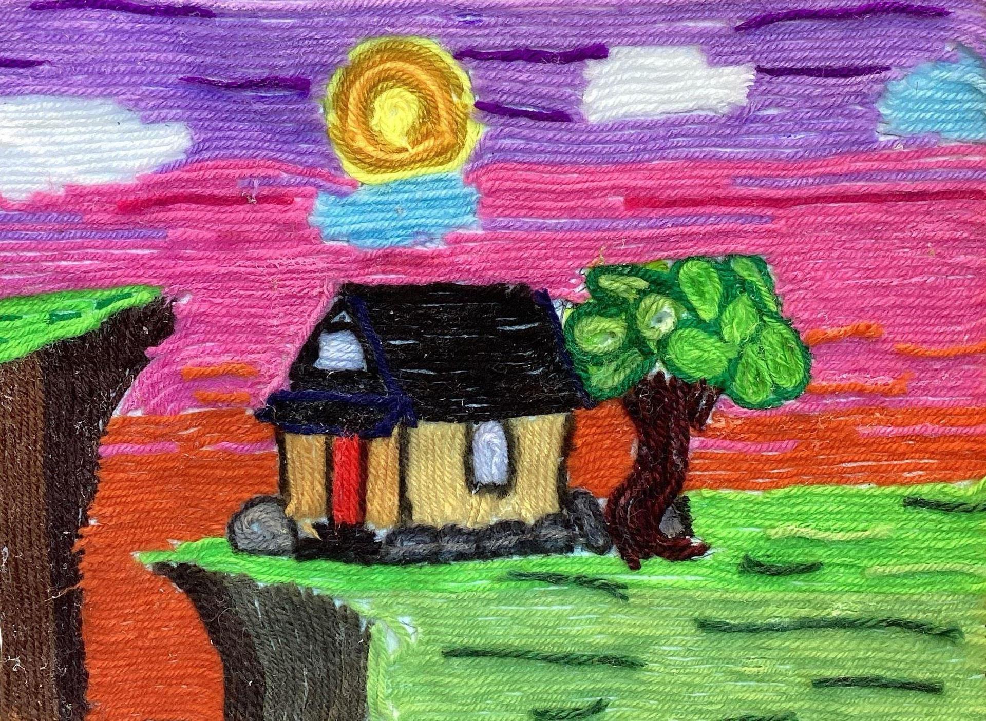 yarn painting